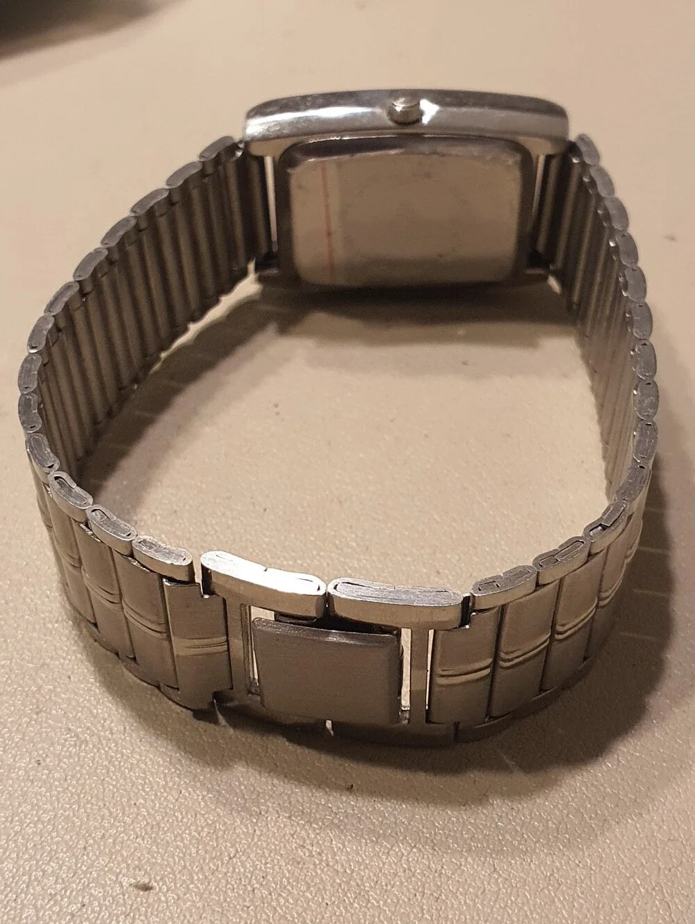 10/$20 Silver/Black Stainless Steel Men's Watch